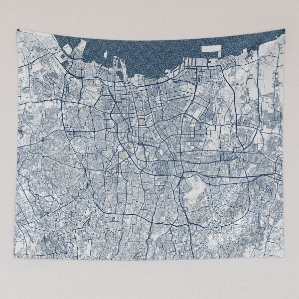 Item preview, Jakarta City Map of Indonesia - Coastal designed and sold by deMAP.