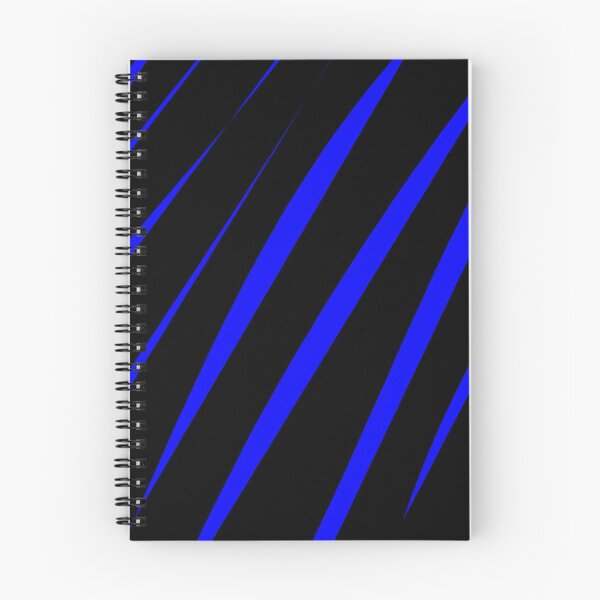 Item preview, Blue Stripes on Black Pattern designed and sold by Momentumist.