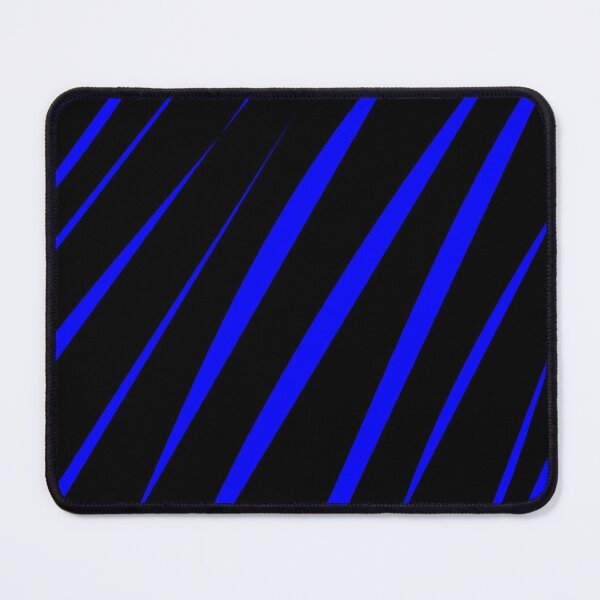 Aperçu de l'œuvre Rayures bleues sur motif noir créée et vendue par Momentumist.