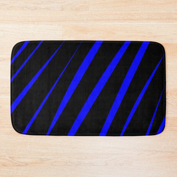 Item preview, Blue Stripes on Black Pattern designed and sold by Momentumist.