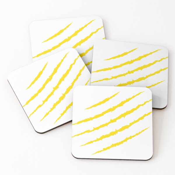 Item preview, Big Tiger Scratch Marks In Yellow designed and sold by Innercosmic.