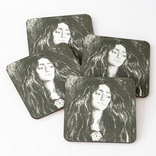Item preview, Edvard Munch - The Brooch. Eva Mudocci designed and sold by Vivanne-art.