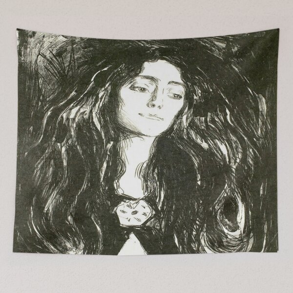 Item preview, Edvard Munch - The Brooch. Eva Mudocci designed and sold by Vivanne-art.