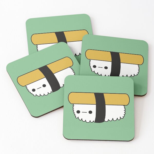 Item preview, Cute Egg Sushi - Kawaii Tamago Sushi designed and sold by KawaiiByDice.