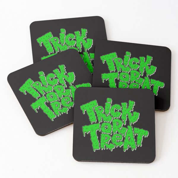Item preview, Trick or Treat Text Green Slime designed and sold by WearWolfDesigns.