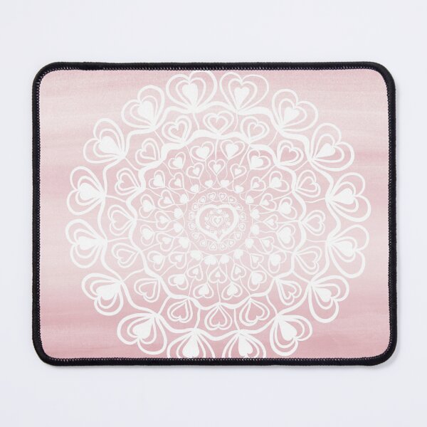 Item preview, Heart Mandala on Blush Pink Watercolor #1 #decor #art designed and sold by Anita's & Bella's Art.