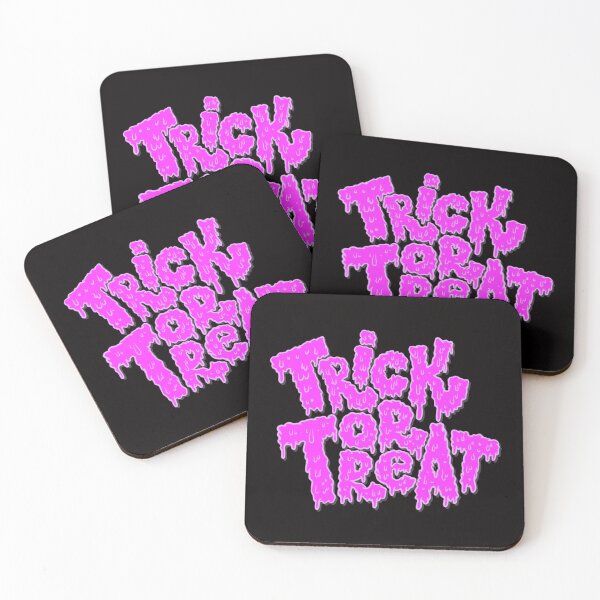 Item preview, Trick or Treat Text Pink Slime designed and sold by WearWolfDesigns.