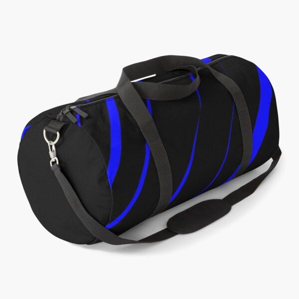 Item preview, Blue Stripes on Black Pattern designed and sold by Momentumist.