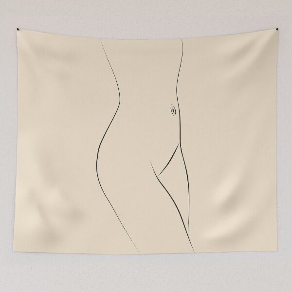 Item preview, Woman Body Outline designed and sold by ProhibitionStickers.