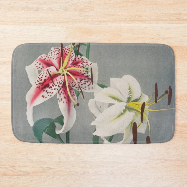 Item preview, Retro Japanese Flower Lily (1896) by Kazumasa Ogawa designed and sold by Designedbysm.