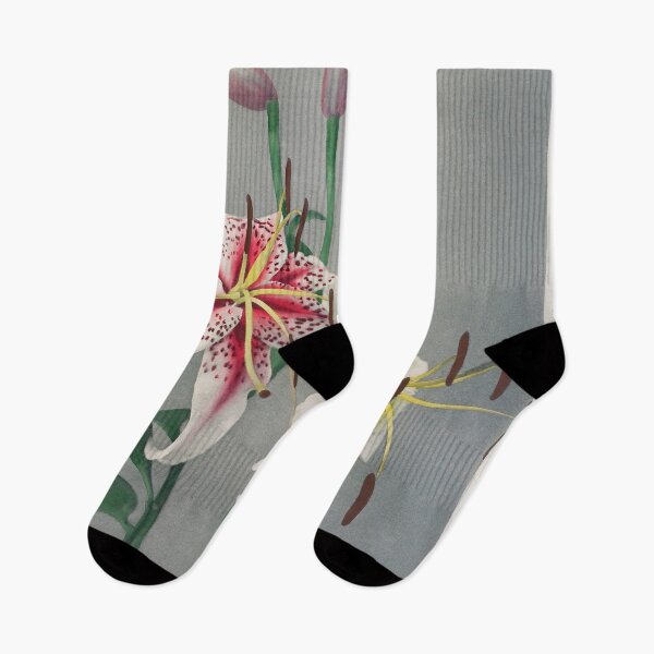 Item preview, Retro Japanese Flower Lily (1896) by Kazumasa Ogawa designed and sold by Designedbysm.