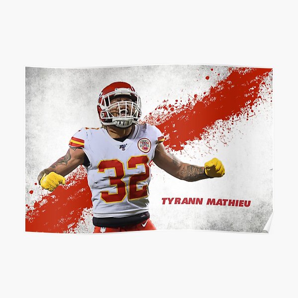 Tyrann Mathieu The Honey Badger Kansas City Chiefs Poster for Sale by  MillerDesigns