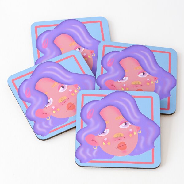 Item preview, Girl Purple Hair Aesthetic designed and sold by lilbluecowey.
