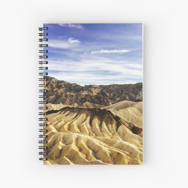 Death Valley Zabriskie Point Spiral Notebook