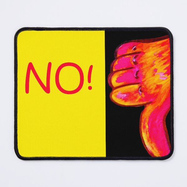 Item preview, Thumbs Down NO! designed and sold by EloiseArt.