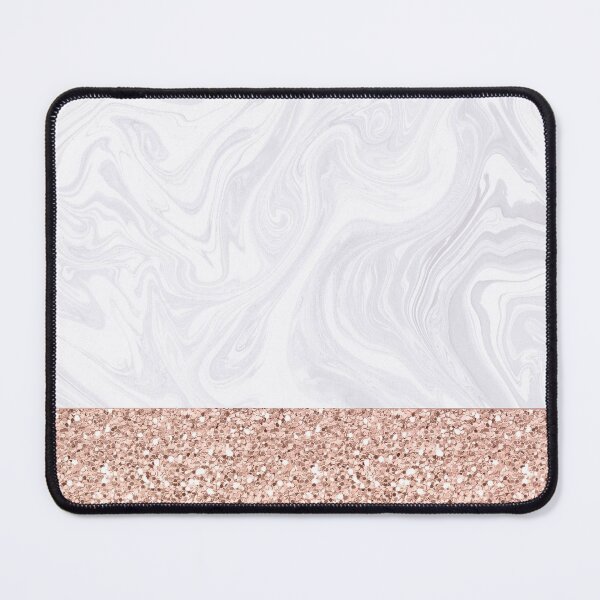 Item preview, Modern Faux White Marble with Pink Texture designed and sold by Julie Erin Designs.