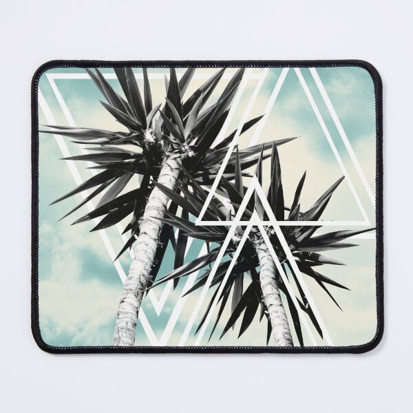 Item preview, Cali Summer Vibes Palm Trees Geometric Triangles #1 #tropical #decor #art designed and sold by Anita's & Bella's Art.