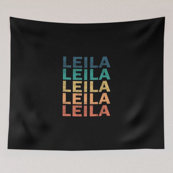 Item preview, Leila Name T Shirt - Leila Vintage Retro Leila Name Gift Item Tee designed and sold by ueenanerne.