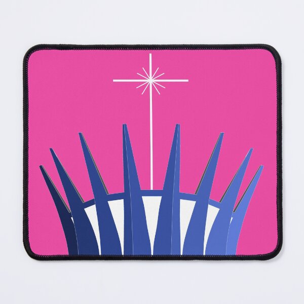 Item preview, Cathedral of Brasília, Brazil Architecture, Print, Artwork, Illustration, Brutalist Architecture, Architecture Print, Socialist designed and sold by sketchingarchi.