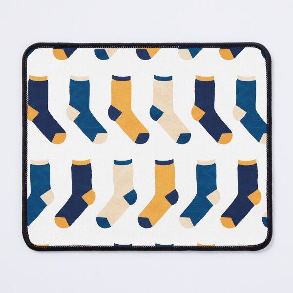 Item preview, Colorful Socks Pattern - Blue and Yellow designed and sold by illocharm.