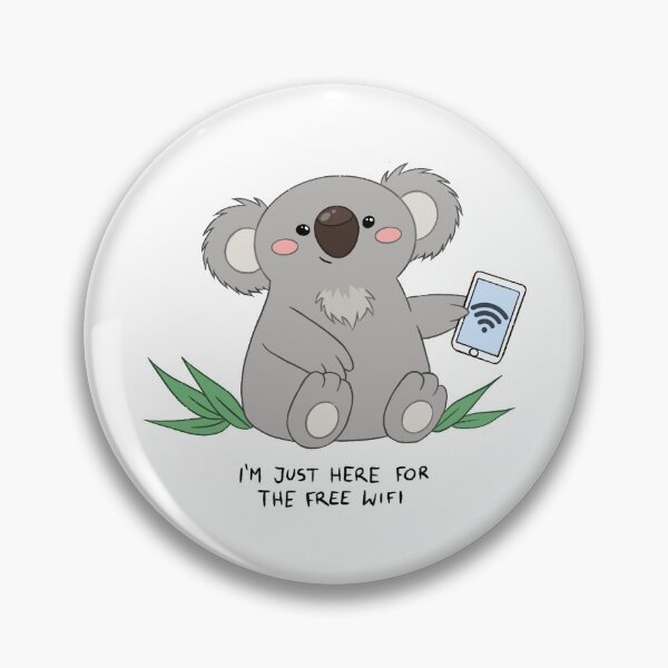 Item preview, Free Wifi Koala designed and sold by Nenijadraws.