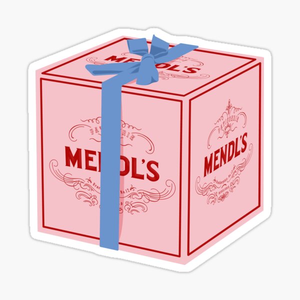Mendls Pastry Box (Grand Budapest Hotel) Sticker for Sale by