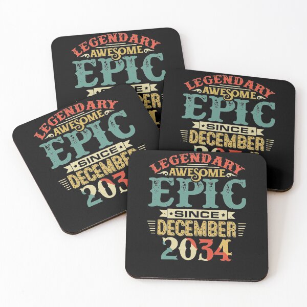 Item preview, Legendary Awesome Epic Since December 2034 designed and sold by Shemar Green.