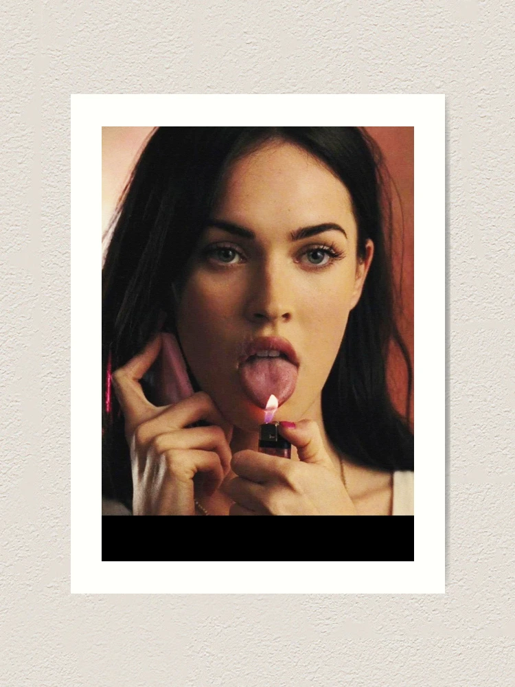 megan-fox-lighter-art-print-for-sale-by-shemar-green-redbubble