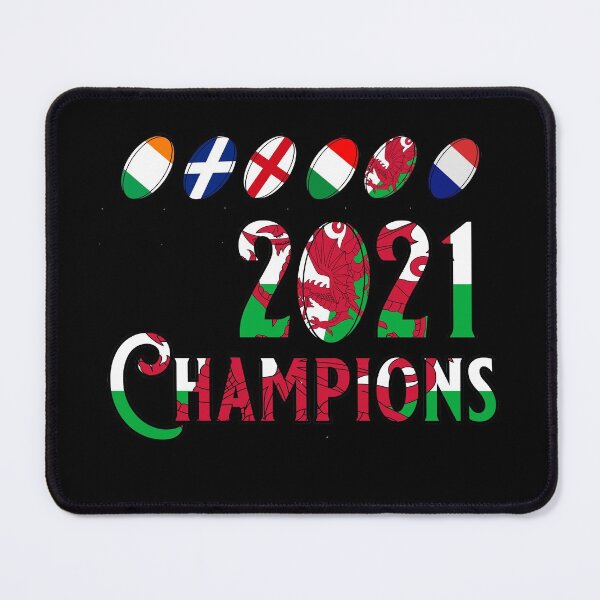 Item preview, Wales 6 Nations Rugby Champions 2021 designed and sold by RomeoSketches.