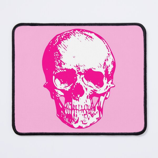 Artikelvorschau, Halloween rosa Totenkopf Gothic entworfen und verkauft von Gossip Rag.