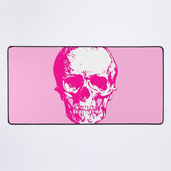 Artikelvorschau, Halloween rosa Totenkopf Gothic entworfen und verkauft von Gossip Rag.