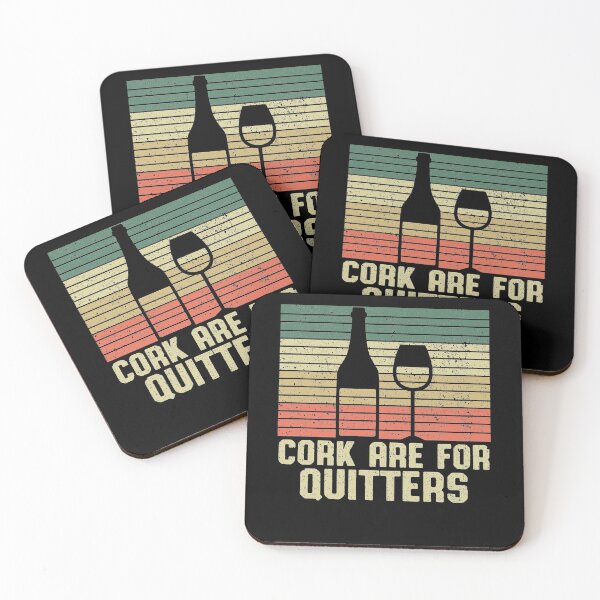 Item preview, Wine lovers Corks are for quitters  designed and sold by fatshirt.