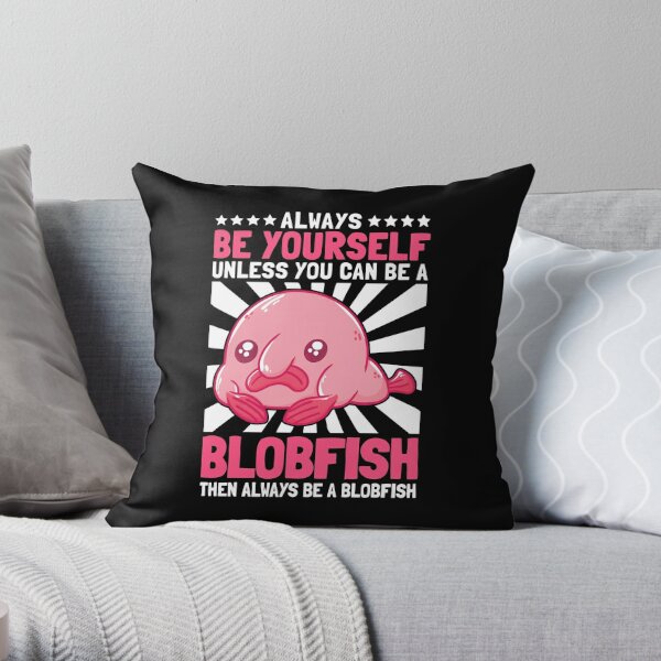 Be a blobfish ugly fish marine animal Postcard by madgrfx