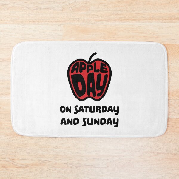 Item preview, Apple Day on Saturday and Sunday designed and sold by emhoteb.