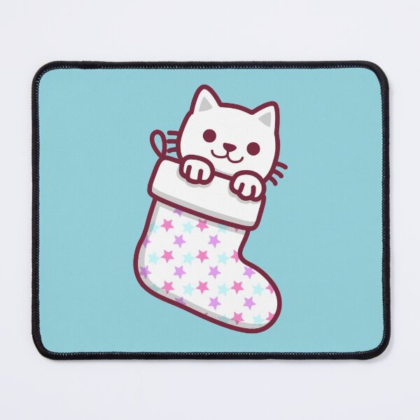 Item preview, Merry Meowmas Festive Cartoon Animal Kitty Stars designed and sold by NicholiCosplay.