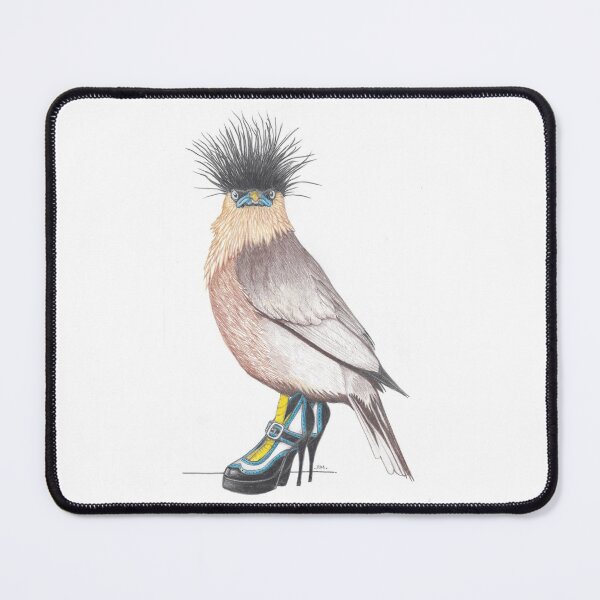 Item preview, Brahminy Myna in Retro High Heels designed and sold by JimsBirds.