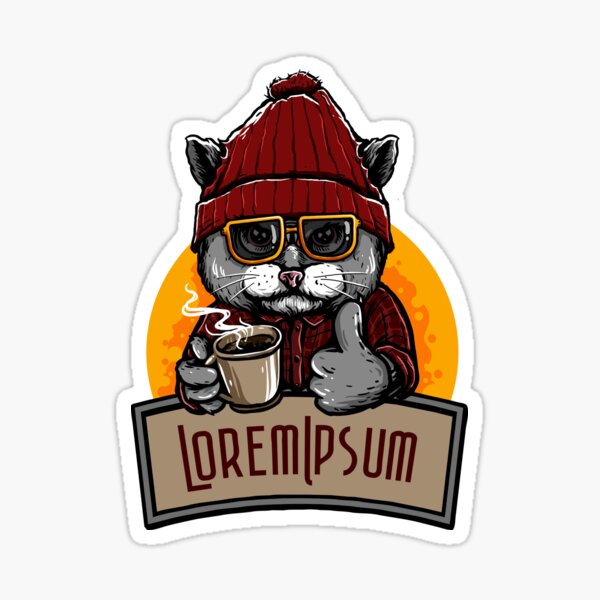 Stickers for Cat lovers – Cafe BoneJour