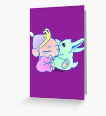 Magical Pet ( For Baby Girl) Greeting Card