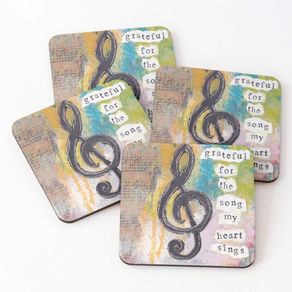 Item preview, Grateful for the Song My Heart Sings designed and sold by KATHLEEN TENNANT ART.