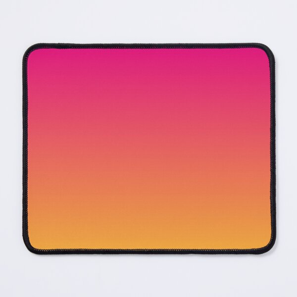 Ombre | Gradient Colors | Pink and Orange | Mouse Pad
