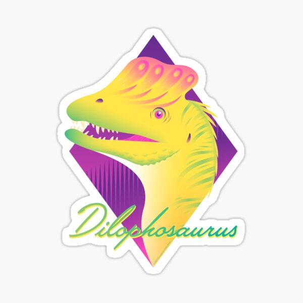 Item preview, Radical Retro Dilophosaurus designed and sold by David Orr.