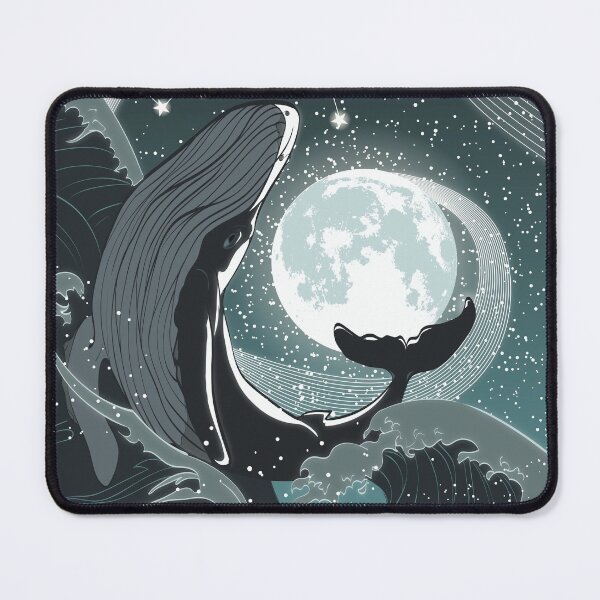Item preview, Moon phase calendar 2022 / Moon Calendar 2022 / Lunar calendar / EST / Astrology calendar / Christmas calendar / Whale moon spirit art poster designed and sold by GalleryArtField.