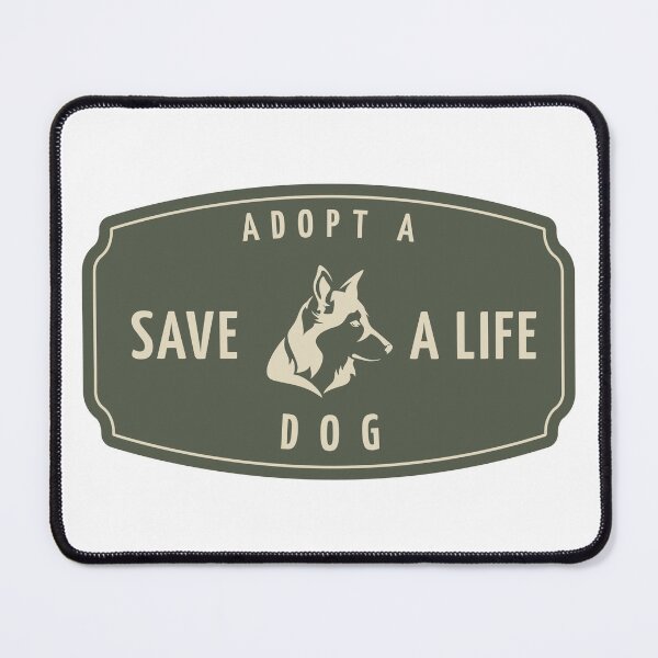 Item preview, Adopt a Dog Save a Life designed and sold by Fiona-Lynn Designs.