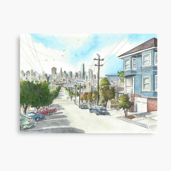 "View from Arkansas Street" Canvas Print