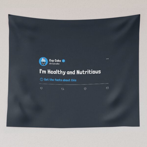 Item preview, Cake is a Liar: Cake is Nutricious Disputed Tweet designed and sold by Tobe Fonseca®.