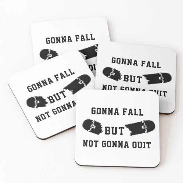 Item preview, Funny Skater, gonna fall but not gonna quit , Skate Boarding Sports Fan Gift, Skating , Skater Gift, Gift for skater Funny Meme Gift for Best Friend boyfriend girlfriend designed and sold by joygift369.