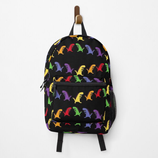 Item preview, Funny Rainbow Colored T-rex Dinosaurs Running designed and sold by Nature's Fancy.