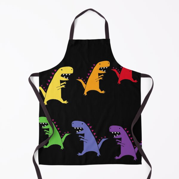 Item preview, Funny Rainbow Colored T-rex Dinosaurs Running designed and sold by Nature's Fancy.