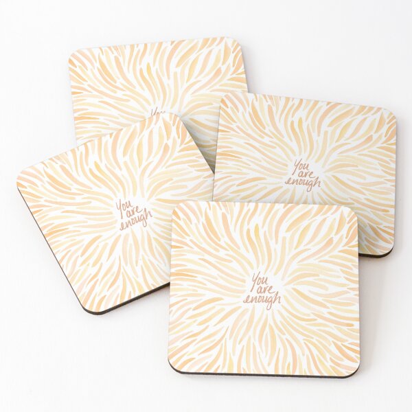 Item preview, You Are Enough - Sunshine Yellow designed and sold by Marie Funseth.