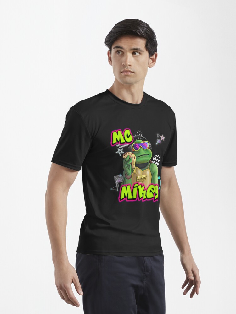 TMNT Mikey Booyakasha Official Ninja Turtles Men's T-shirt green 